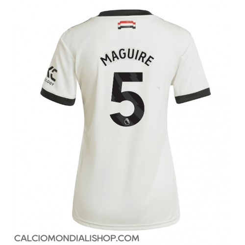 Maglie da calcio Manchester United Harry Maguire #5 Terza Maglia Femminile 2024-25 Manica Corta